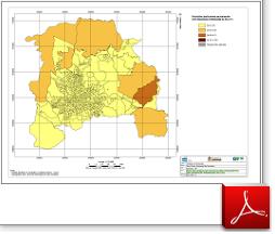 Mapa Domicílios Particulares Permanentes com Disposição Inadequada do Lixo